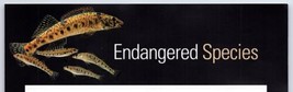 Endangered Species Stamp Sheet Top Sticker Free Shipping - £1.57 GBP