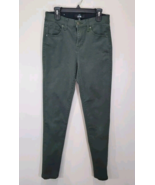 Lularoe Jeans Womens 26 Green magic waist band Skinny Stretch pants - $23.70