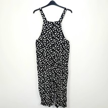 New Look - New with Tag - Black Floral Dungaree Wide Leg Crop Jumpsuit -... - $18.85