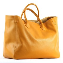 Oversize Tote Bag for Women Leather Handbags and Purses hide Brown Large Shopper - £151.95 GBP