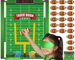 Football Game For Kids Pin The Football On The Goalpost Poster With 24 P... - $12.99