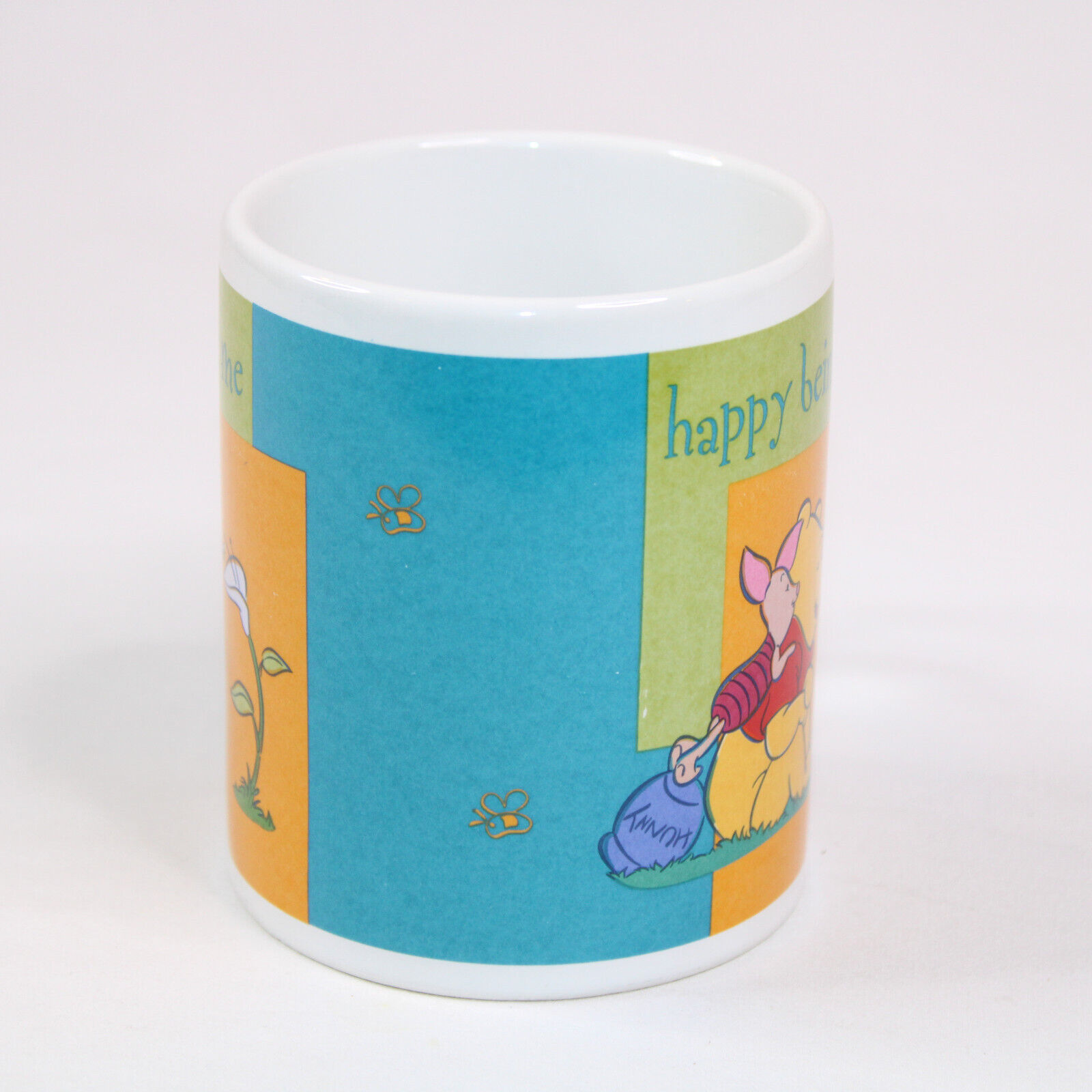 Winnie The Pooh And Piglett Happy Being Me Coffee Mug Colorful And Cute ... - £7.39 GBP
