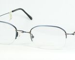 L. E.H004 1 Stahl Blau/Senf Brille Metall Rahmen 47-22-140mm Italien - $76.23