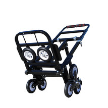 Folding Portable Stair Climbing Hand Truck Luggage Cart Black 420LBS - $2,527.36 MXN