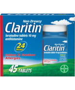 Claritin 24 Hour loratadine 10 mg Antihistamine 45 Ct ~ Exp 2026+ - $222.62 MXN