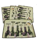 Sanctuary Wine Place Mats Set of 4 18x12.5 Inches - $19.79