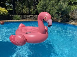 Intex Flamingo Inflatable Ride-On, 56&quot; X 54&quot; X 38&quot; Pool Float~Raft~Toy - £14.30 GBP