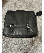 Canyon Outback Leather Goods Black Laptop Bag Briefcase Personalized - €23,22 EUR