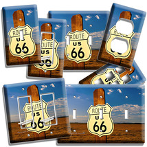 Route 66 Rustic Road Sign Light Switch Outlet Wall Plates Room Travel Home Decor - £13.48 GBP+