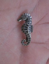 Vintage Estate Seahorse Silver tone Brooch Pin - £7.82 GBP