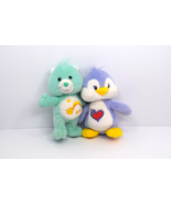 Care Bear Cousins Wish Bear Cozy Heart Penguin Duo Attached Cuddle Pair ... - $272.22 MXN