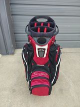 Sun Mountain C-130 Cart Golf Bag 14-Way Red/White/Black - $113.99