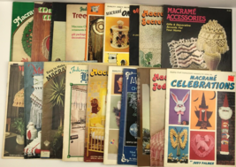 MACRAME Lot Of 19 Vintage Books Booklets Mags 1970s/1980 PATTERNS Instructions - £42.80 GBP