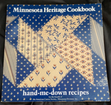 Minnesota Heritage Cookbook 1979  Hand Me Down Recipes Softbound Vintage - £3.72 GBP