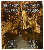 Shenandoah Caverns Valley of Virginia Brochure 1930&#39;s Map - £14.01 GBP
