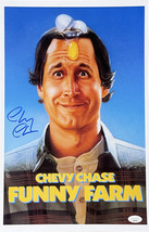 Chevy Chase Signé Drôle Ferme 11x17 Film Affiche Photo JSA - £115.06 GBP