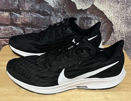 Nike Air Zoom Pegasus 36 Running Shoes | Black &amp; White | Mens Size 14 AQ2203-002 - £54.66 GBP