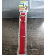 Dog collar, RUFFIN&#39; IT MEDIUM DOG Soft &amp; Strong COLLAR 17- 20&quot; Red New - $14.73