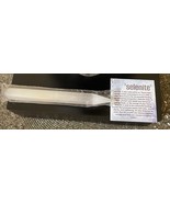 Polished Selenite Crystal Massage Reiki Wand 6&quot; Round Tip CHARGE CLEANSE - $16.95