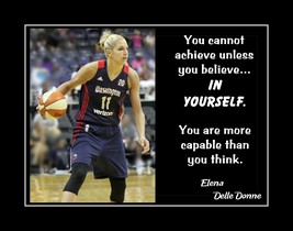 Inspirational Delle Donne Basketball Motivation Quote Poster Print Wall ... - $21.99+