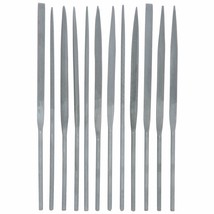 12 Small FILE Set CARBON STEEL 5.5&quot; Precision NEEDLE Finishing Files Var... - $24.11