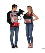 Battery Jumper &amp; Cables Couples Adult Costume Spark Halloween Unique GC6377 - £71.35 GBP