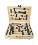 Brüder Mannesmann 108 Piece Tool Set Bamboo Case - £161.08 GBP