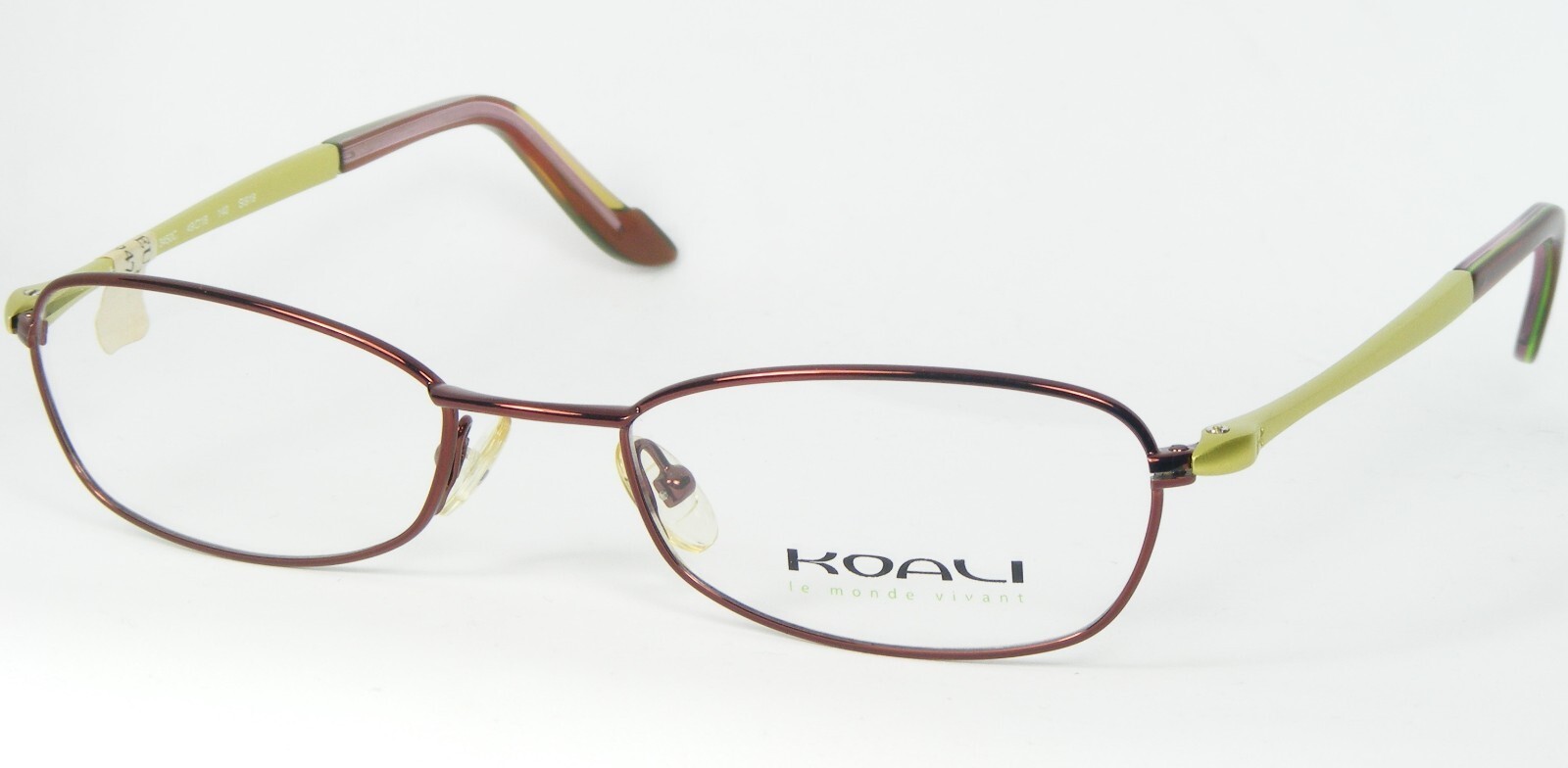 KOALI 3450C SI918 Burdeos Gafas Montura Metálica 49-18-140mm - $66.31