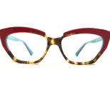 Jean Lafont Eyeglasses Frames GIRL 532 Red Blue Brown Tortoise Cat Eye 5... - £179.16 GBP