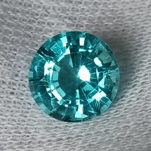 Paraiba Apatite, 1.86 Ct, Round Brilliant Cut, Neon Blue,Apatite, Natural Apatit - £186.87 GBP