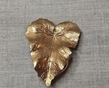Leaf Autumn Fall Gold Tone Womens Pin/Suit Clip 2&#39;&#39; Length - $9.49