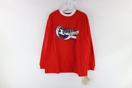 NOS Vtg Phat Farm Boys Large Spell Out Hip Hop Long Sleeve T-Shirt Red Cotton - £31.80 GBP