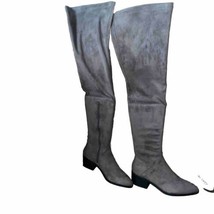 NEW IN BOX Steve Madden Gabriana Grey Over The Knee Boots  Retail $150 - £47.60 GBP