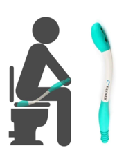 Toilet Aids Tools,Long Reach Comfort Wipe,Extends Your Reach Over 15&quot; Gr... - $17.70