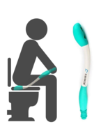 Toilet Aids Tools,Long Reach Comfort Wipe,Extends Your Reach Over 15&quot; Gr... - $24.39 CAD