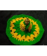 Kanha ji ladoo gopal Woollen yarn Dress 5 inch for 1 no. idol (Pack of 3... - $30.30 CAD