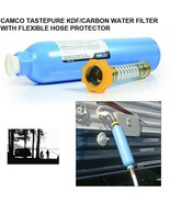 CAMCO TASTEPURE KDF/CARBON WATER FILTER W/FLEXIBLE HOSE PROTECTOR Large ... - $579.75 MXN
