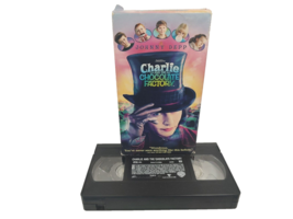 Charlie and the Chocolate Factory VHS 2005 Musical Fantasy Johnny Depp  - $11.30