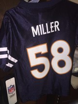 NFL 2024 Denver Broncos MVP Von Miller #58 Licensed Jersey Baby Toddler 2T 3T 4T - £50.16 GBP