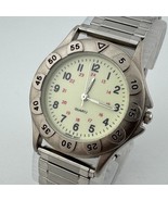 Vintage TV Guide Quartz Watch Unisex Silver Luminous Military Dial New B... - €24,39 EUR