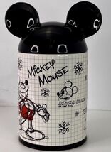 Disney Mickey Mouse Red Sketch Sketchbook Christmas Cookie Jar New - $41.53