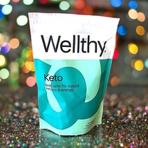 Wellthy Keto Fuel Strawberry Kiwi Collagen Multi-vitamin Fat Burner Powd... - £69.56 GBP