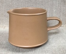 Purbeck Pottery England Light Brown Milk Jug Creamer Farmcore Cottagecore - $12.87