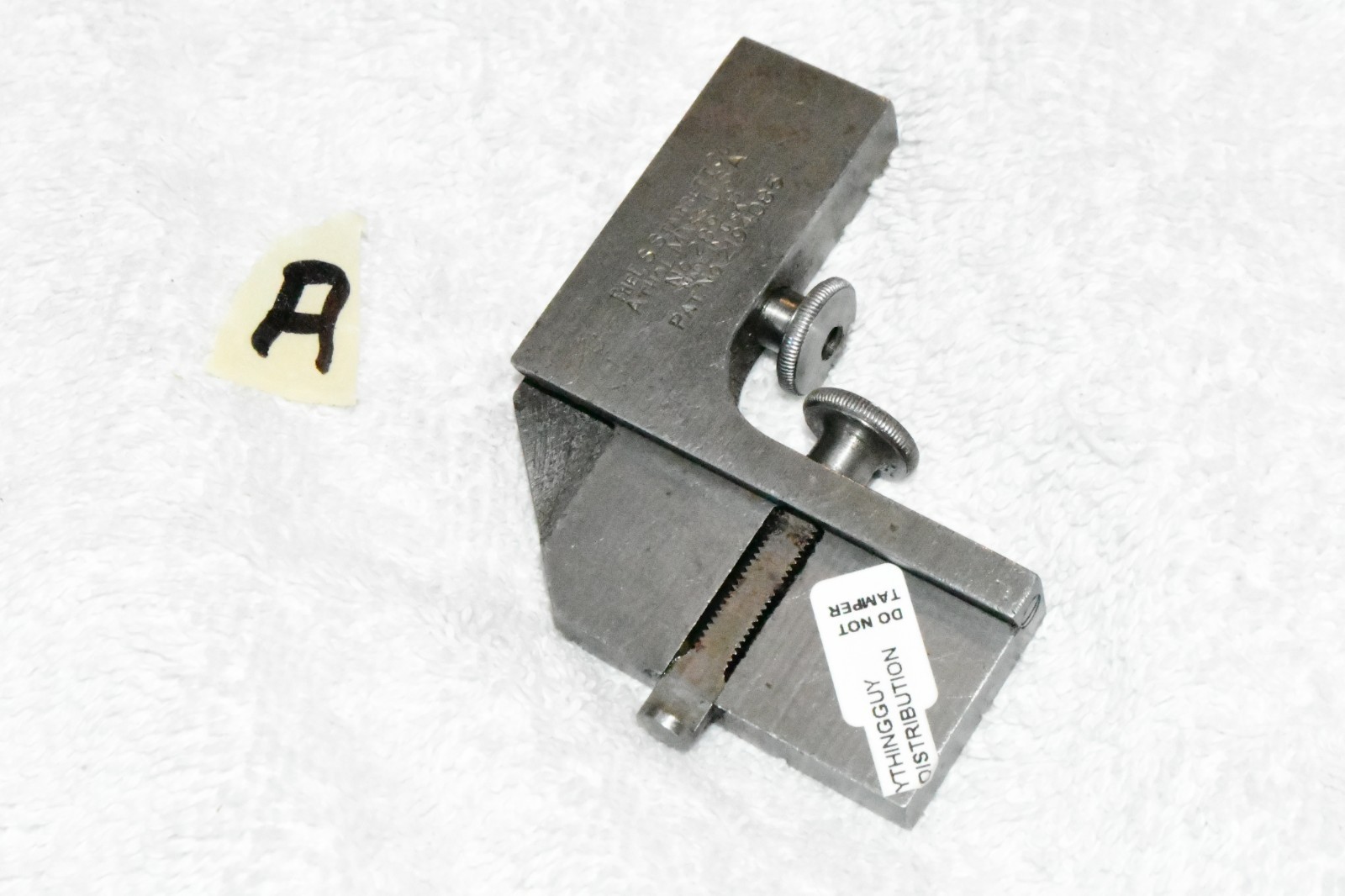 L. S. STARRETT Co. No. 289A COMBINATION SQUARE RULE ATTACHMENT CLAMP #a w3c - $28.21