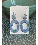 Beach Sea glass  Seashells Polymer Clay Handmade Earrings - $18.99 CAD