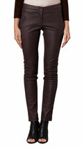 Leather Pants Leggings Size Waist High Brown Women Wet S L Womens 14 6 X... - £115.24 GBP