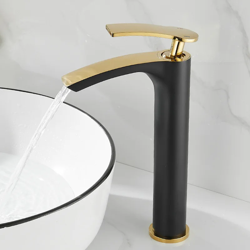 Room faucet bra gold black bathroom basin faucet cold and hot water mixer sink tap deck thumb200