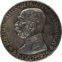 Medalla de fantasía de la Declaración de la Primera Guerra Mundial - Emp... - $13.30