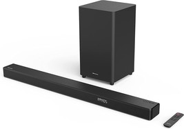 Hisense HS312 3.1ch Sound Bar with Wireless Subwoofer, 300W, Dolby, 5 EQ Modes - £202.08 GBP