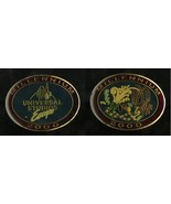 UNIVERSAL STUDIOS 2000 MILLENNIUM ESCAPE OVAL HEAVY BRONZE &amp; CLOISONNE M... - $20.51 CAD